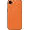 Orange Carbon Fiber Specialty Texture Material iPhone 16e Skin